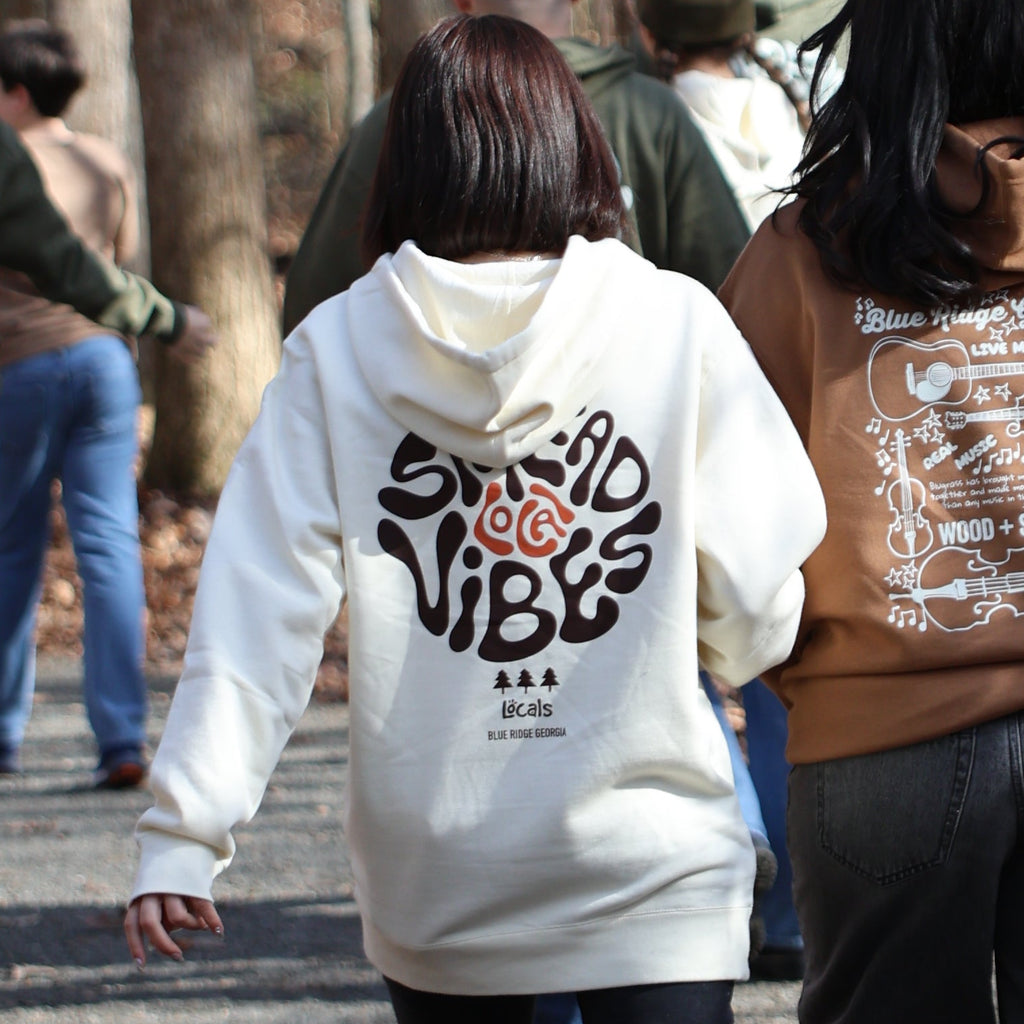 Spread Local Vibes™ Cream Hoodie