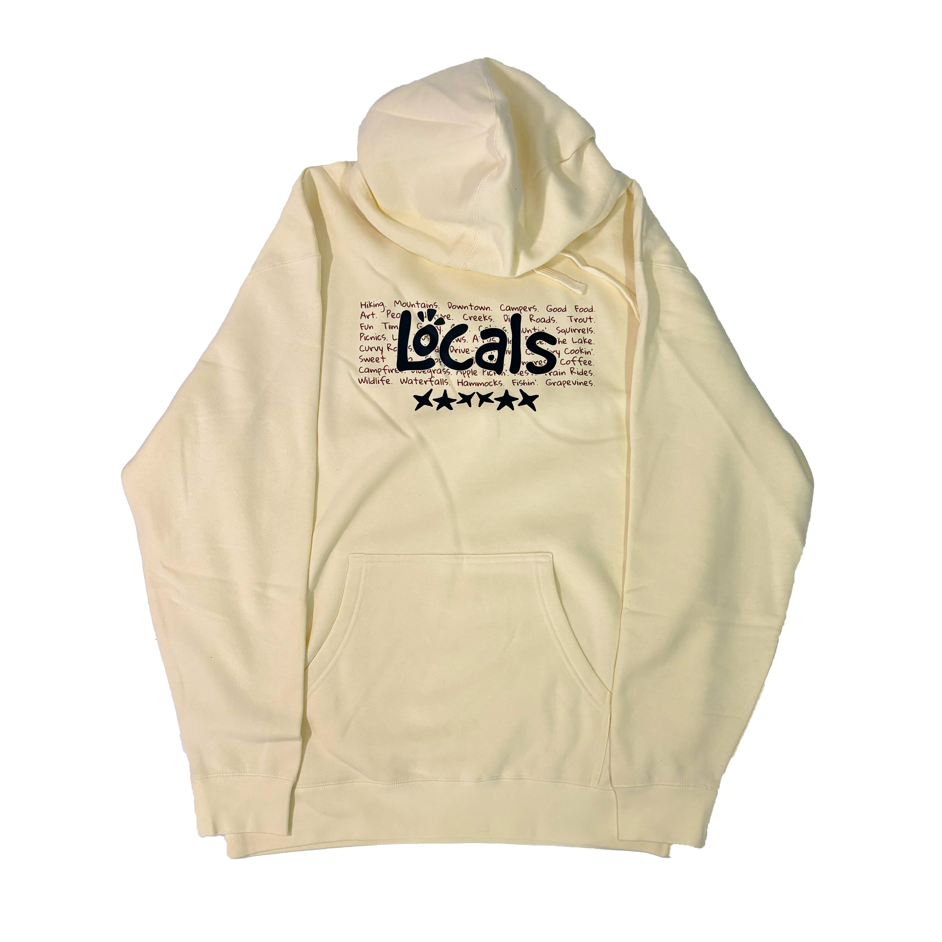 Local Word Hoodie Cream Wholesale