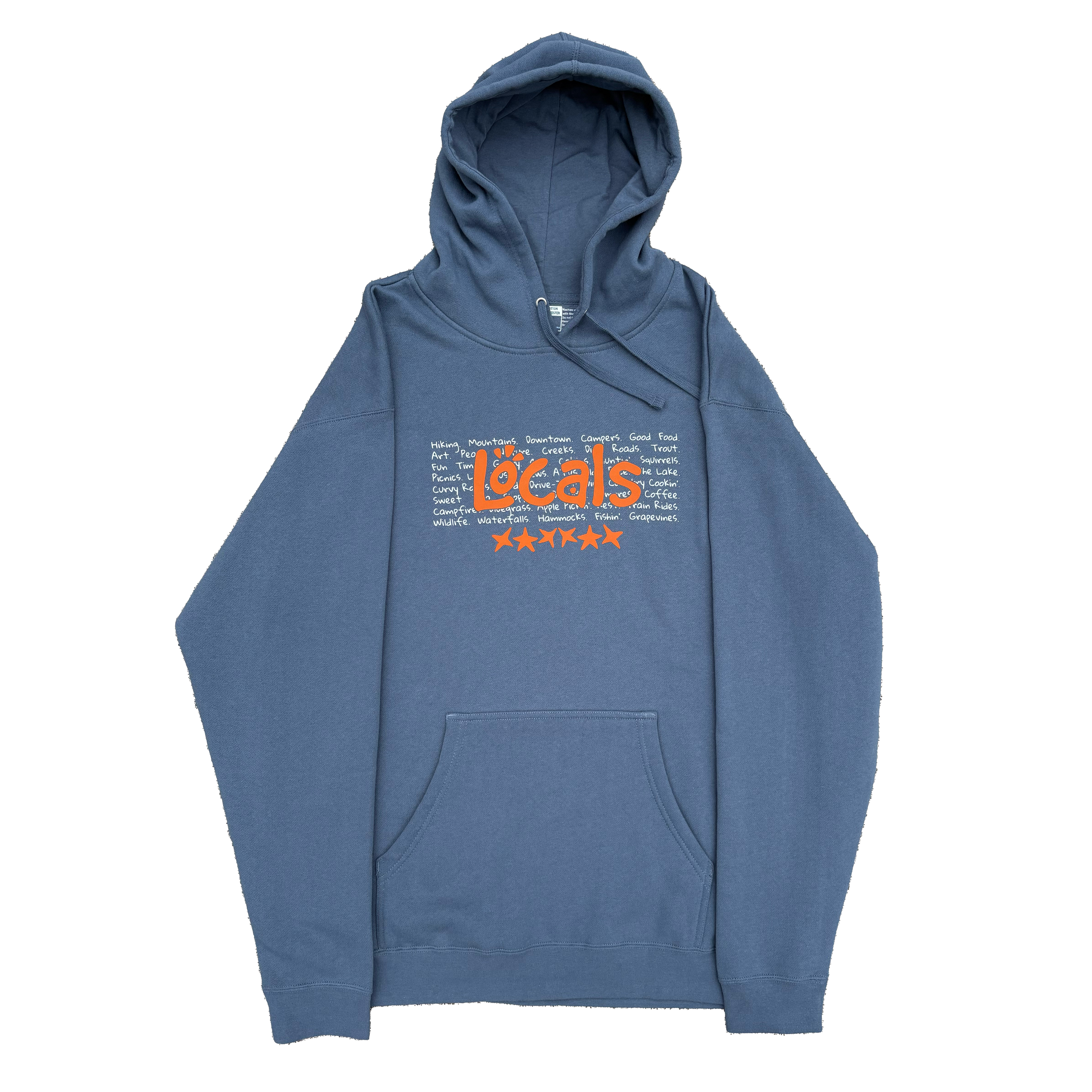 Local Word Blue Hoodie