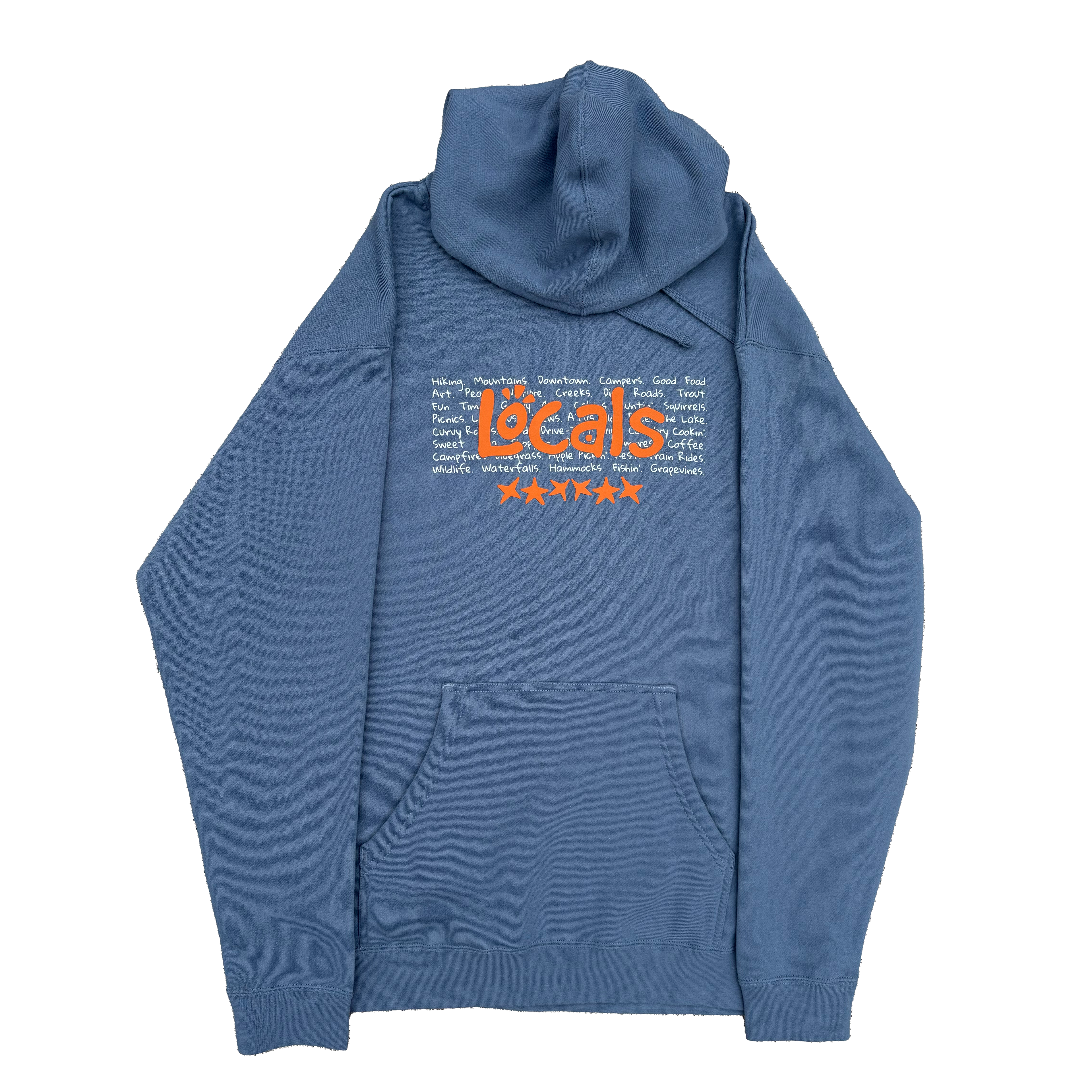 Local Word Blue Hoodie
