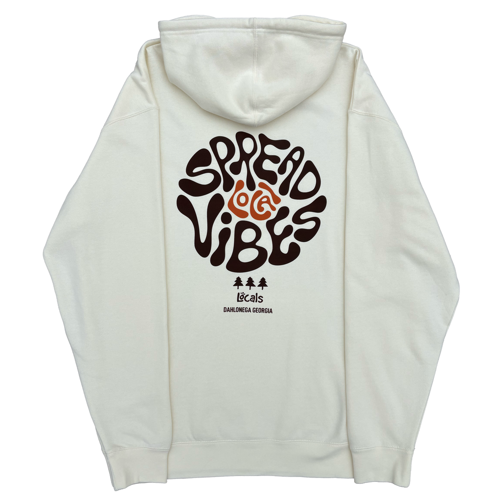 Spread Local Vibes™ Cream Hoodie Wholesale