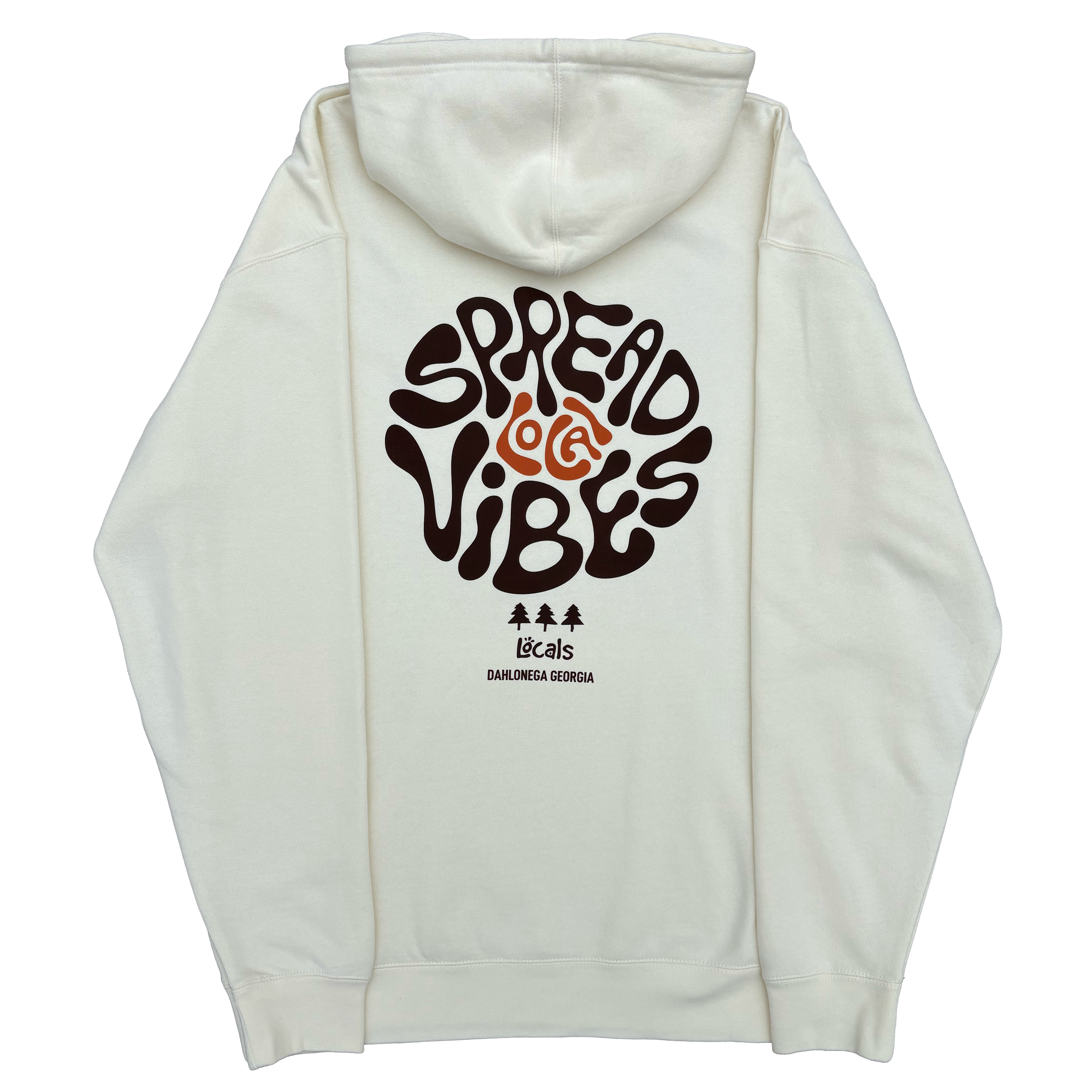 Spread Local Vibes™ Cream Hoodie Wholesale
