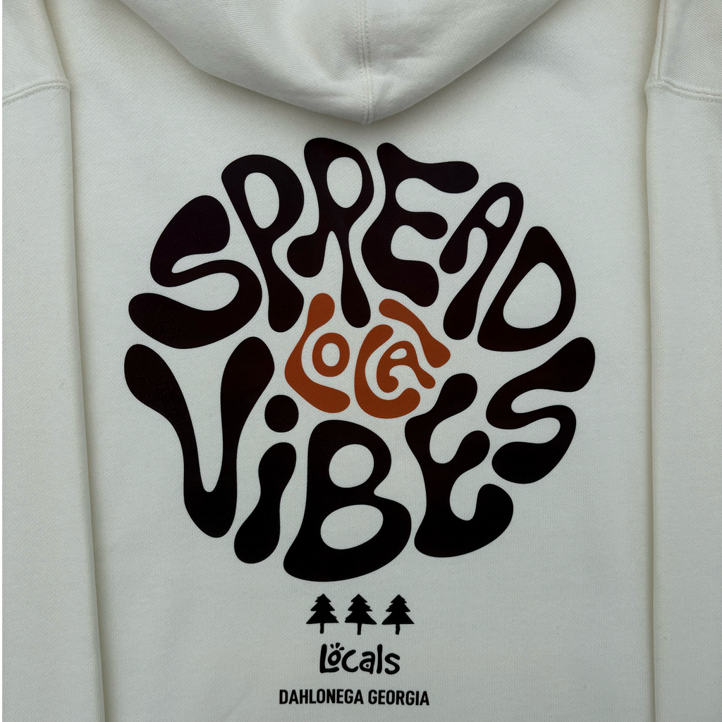 Spread Local Vibes™ Cream Hoodie
