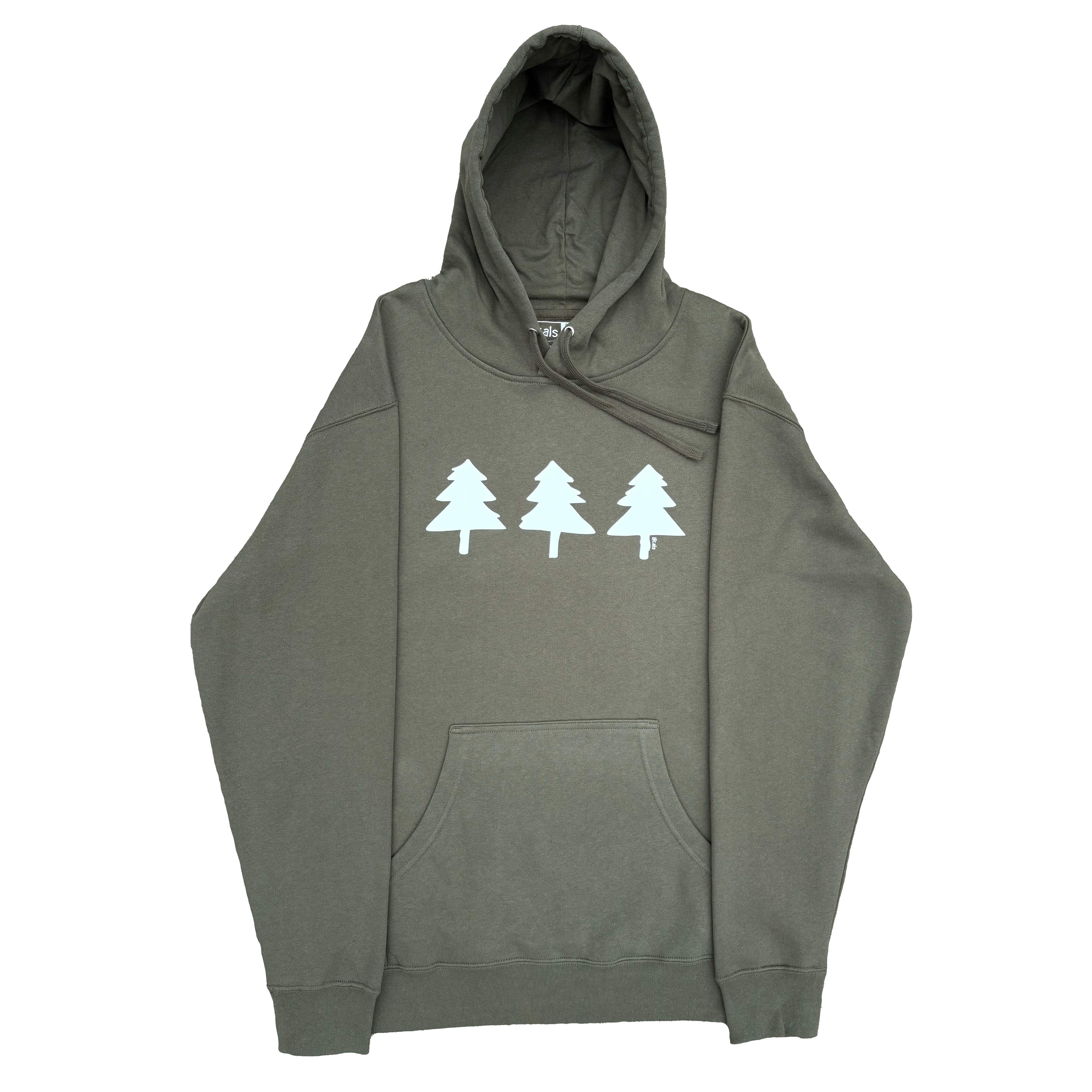 Spread Local Vibes™ Army Green Hoodie Wholesale