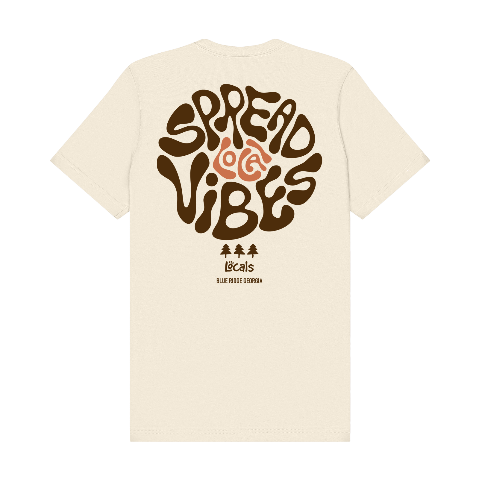 Spread Local Vibes™ Cream Tee Wholesale